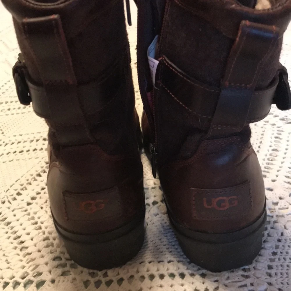 🎁 UGG Lace Wool Boots - Picture 2 of 5